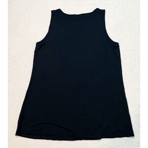 J. Jill Wearever Collection Womens Tank Top Medium Layering Minimalist Black